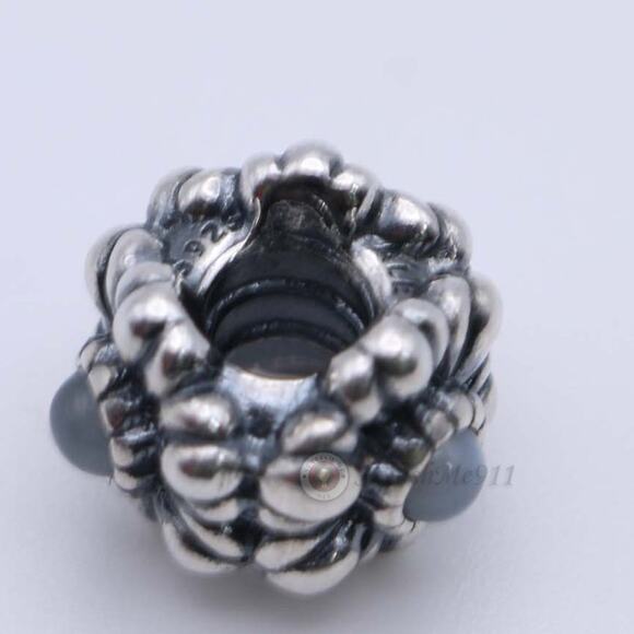 Authentic PANDORA June Birthday Bloom with Gray Moonstone Charm - 790580MSG - Picture 8 of 10